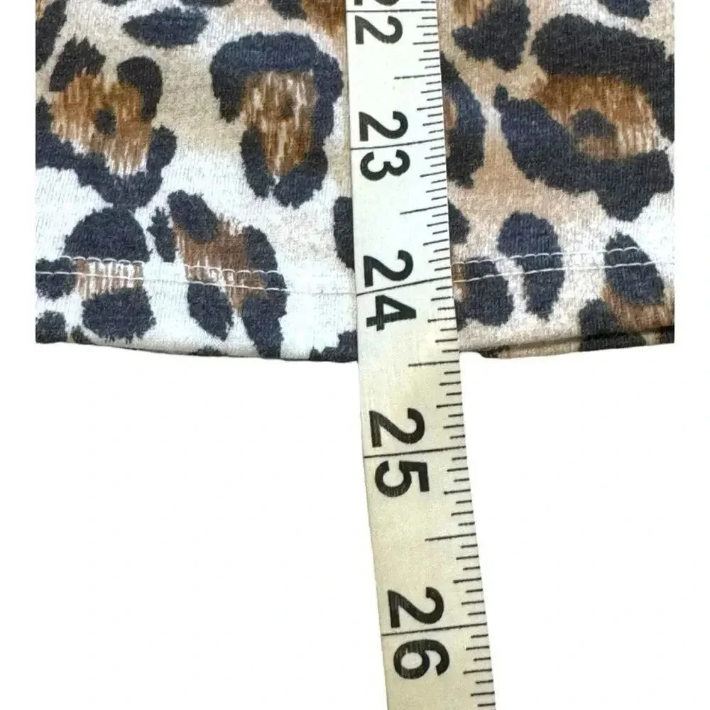Victoria’s Secret Women’s Small Leopard‎ Print Short Sleeved Top - Picture 6 of 6